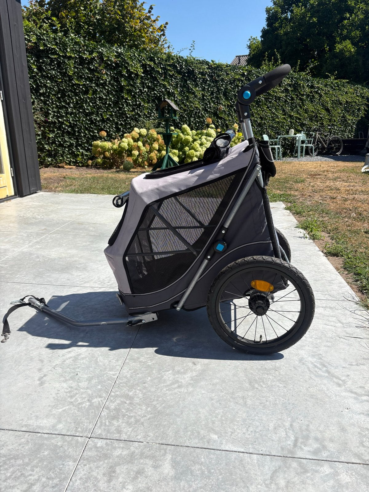 Trixie opvouwbare hondenfietskar, maat M, Ophalen, Opvouwbaar, 20 tot 40 kg, Zo goed als nieuw