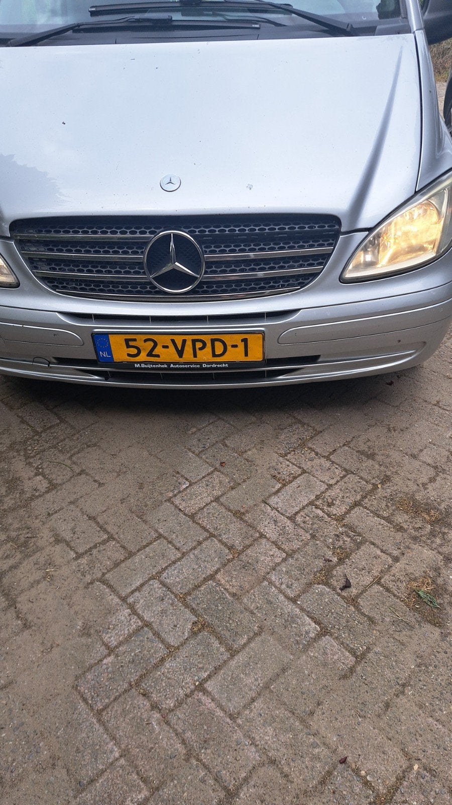 vito v6 2008, Auto's, Automaat, Achterwielaandrijving, Zwart, 2000 kg