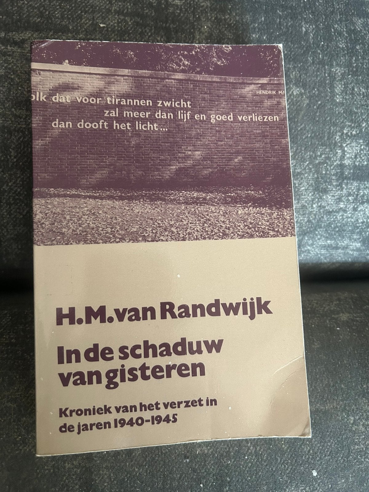 H.M. van Randwijk KRONIEK VERZET 1940-1945, Boeken, Ophalen of Verzenden, Algemeen, Tweede Wereldoorlog, Gelezen