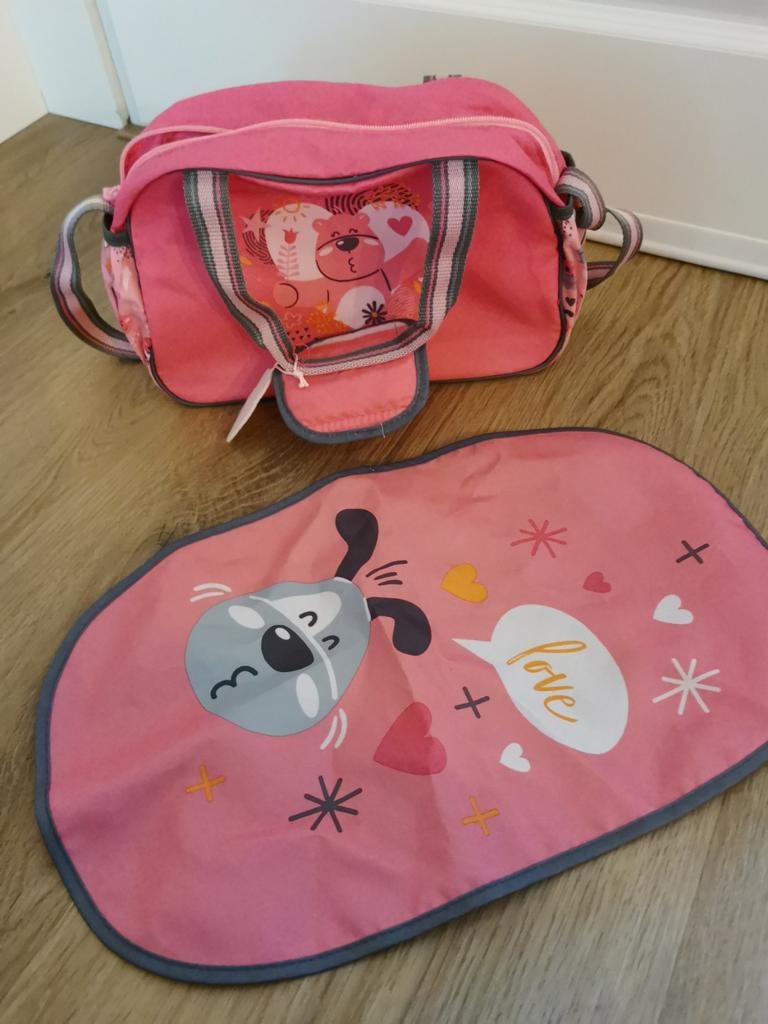 Baby born tas en matje, Ophalen of Verzenden, Zo goed als nieuw