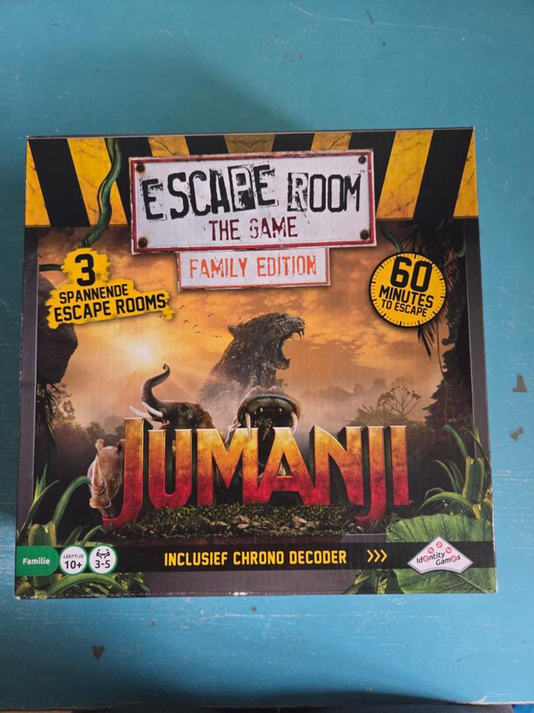 Escape Room The Game Jumanji Family Edition, Hobby en Vrije tijd, Gezelschapsspellen | Bordspellen, Vijf spelers of meer, Ophalen of Verzenden