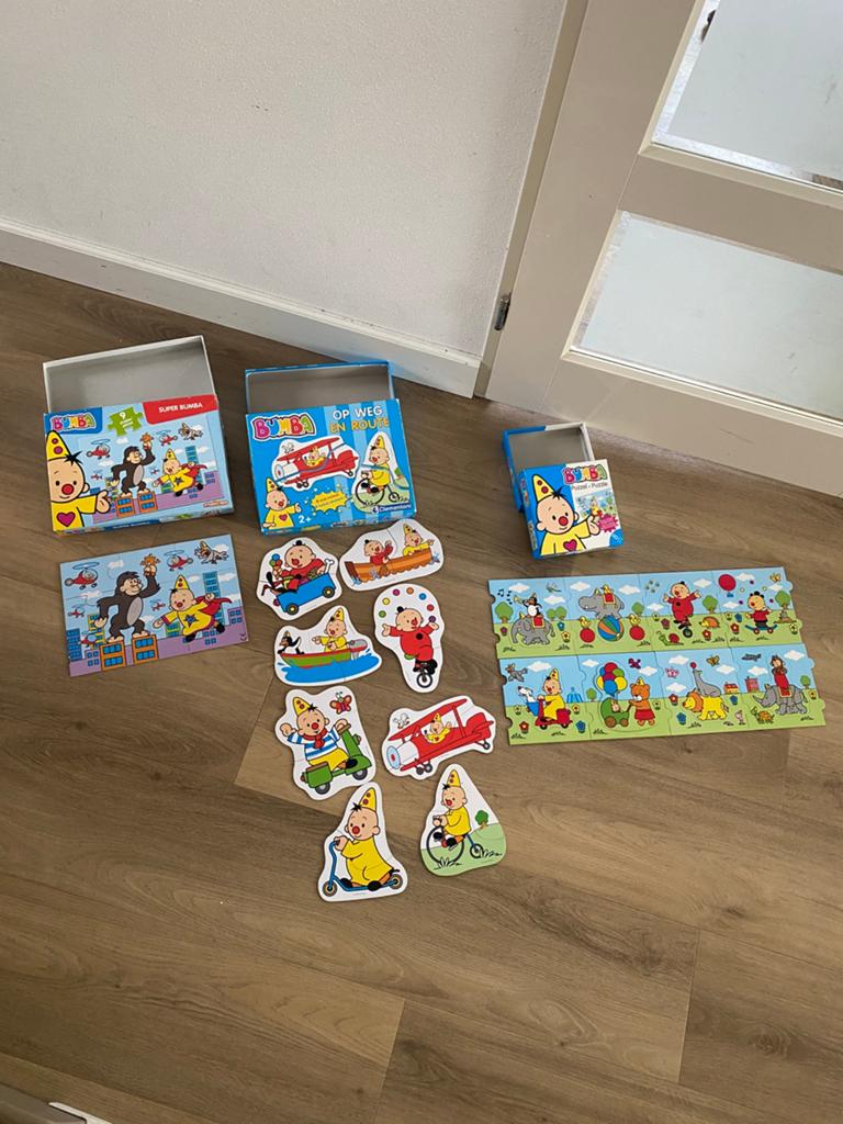 3 Bumba puzzels, Ophalen, 10 tot 50 stukjes, Zo goed als nieuw, 2 tot 4 jaar