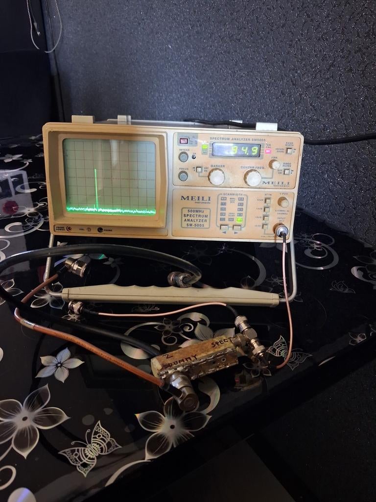 Spectrum analyzer SM5005 500mhz, Ophalen, Zo goed als nieuw