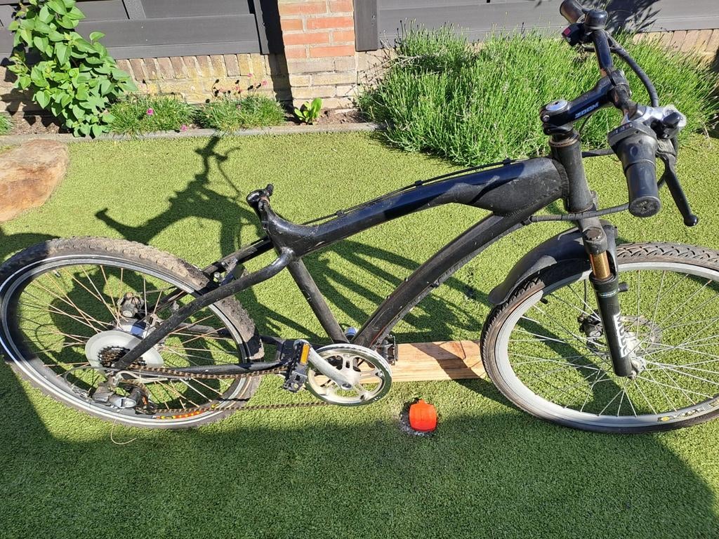 Elektrische costum fiets Works., Fietsen en Brommers, 47 tot 51 cm, Ophalen, Zo goed als nieuw, Staal