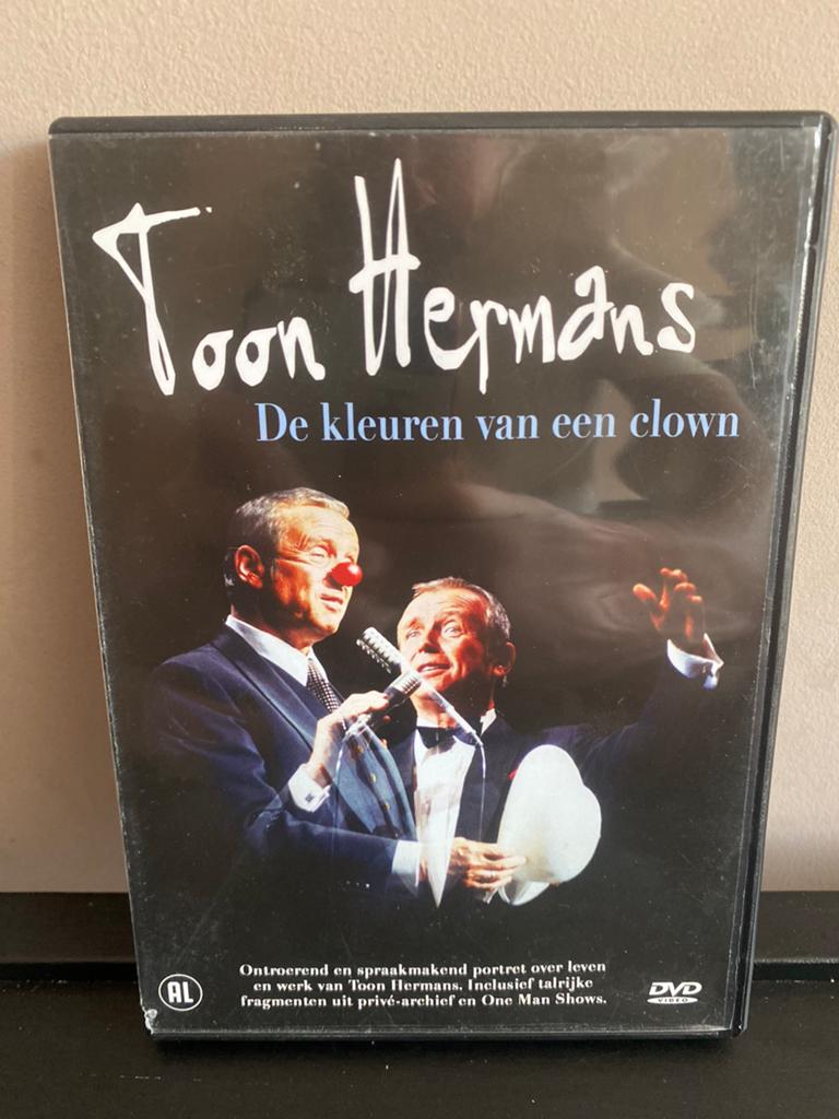 Toon Hermans - De kleuren van een clown, Cd's en Dvd's, Dvd's | Cabaret en Sketches, Alle leeftijden, Ophalen of Verzenden, Zo goed als nieuw