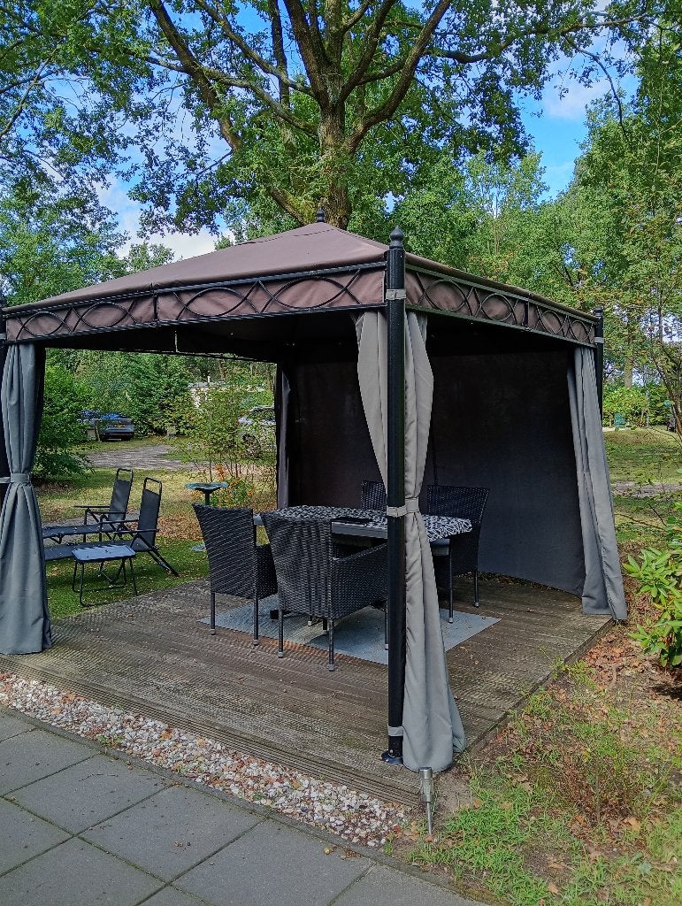 Mooi paviljoen met gordijnen, Ophalen, Gebruikt, Minder dan 4 meter, Paviljoen