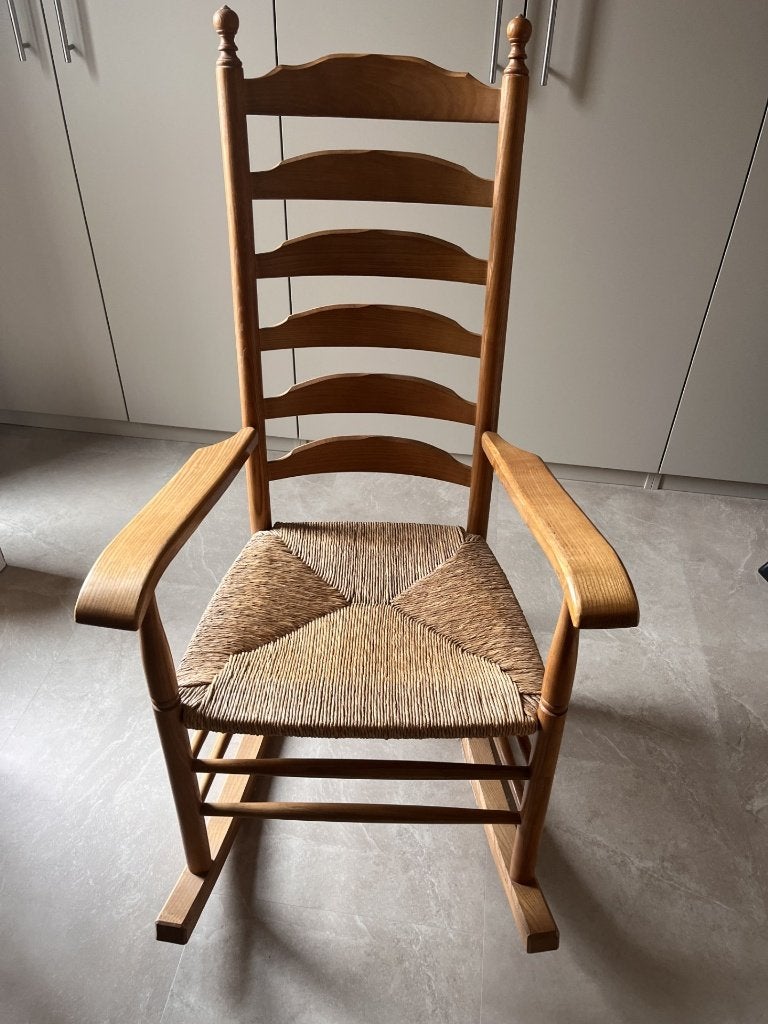 Schommelstoel, Huis en Inrichting, Stoelen, Ophalen, Gebruikt, Overige kleuren, Hout