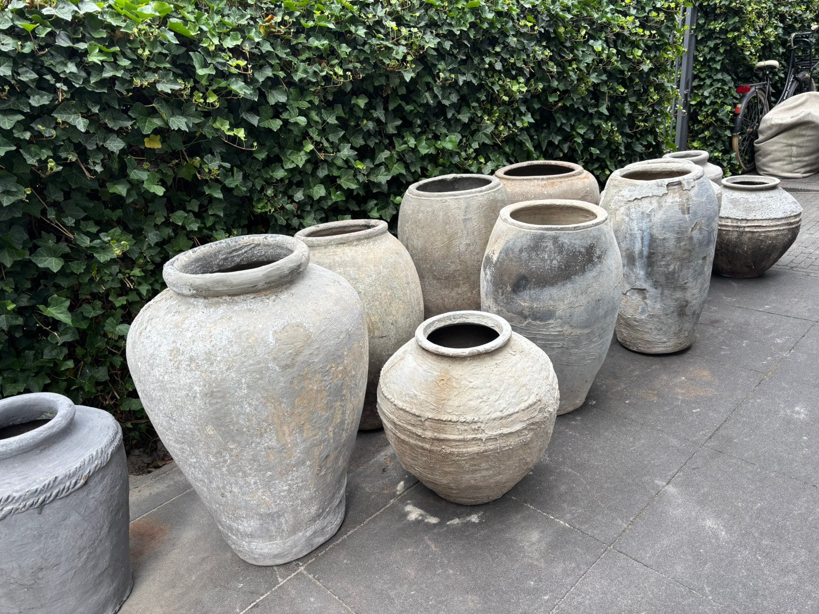 Oude kruiken potten pot kruik Olijfpot, Ophalen