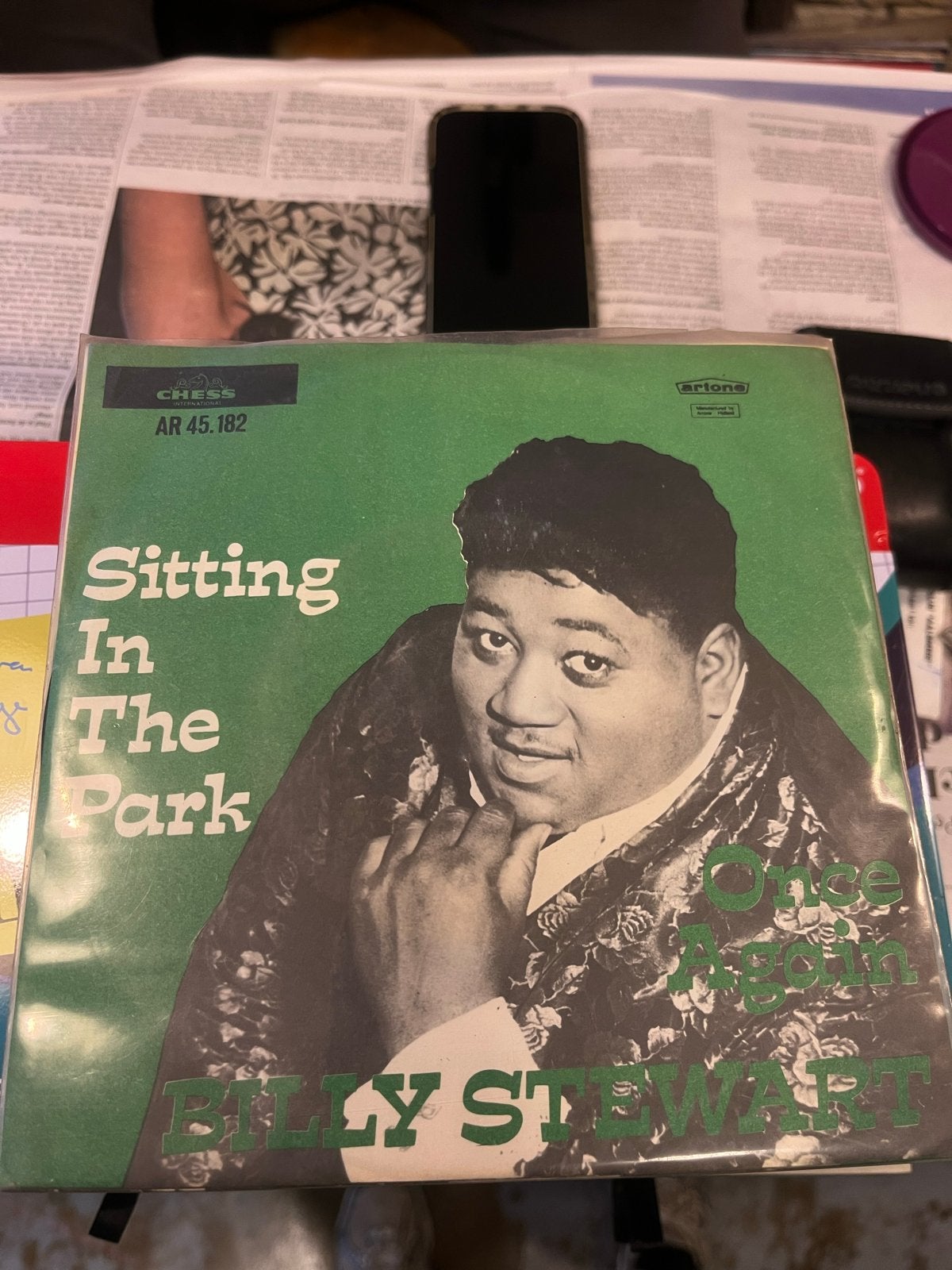 Billy Stewart - Sitting In The Park / Once Again (Vinyl), Gebruikt, 7 inch, Ophalen of Verzenden, EP