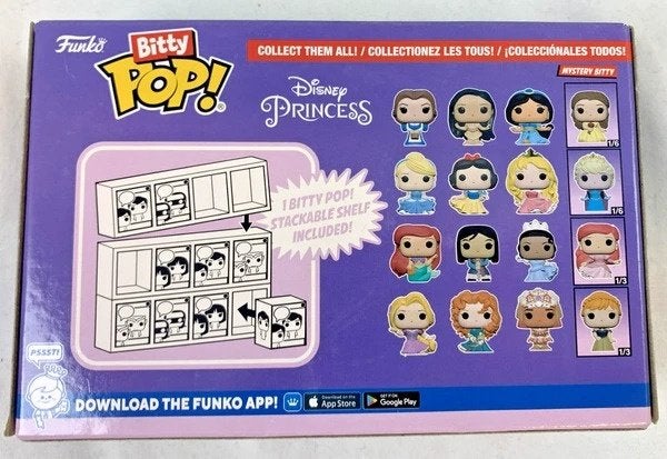 Funko Bitty Pop Disney Princess 4-Pack Cinderella Aurora, Coolsingel 104, 3011 AG Rotterdam, Netherlands, Verzenden, Nieuw, Noidea@gmail.com