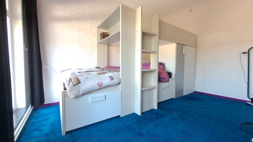Stapelbed met ingebouwde kast, Overige materialen, 100 tot 150 cm, 75 cm of meer, Zo goed als nieuw