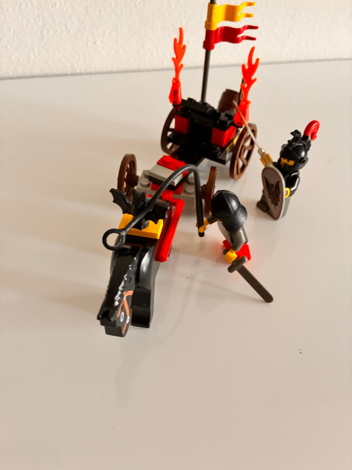 Lego System 6027 Catapult Crusher met instructies, Kinderen en Baby's, Gebruikt, Lego, Ophalen of Verzenden, Compleet