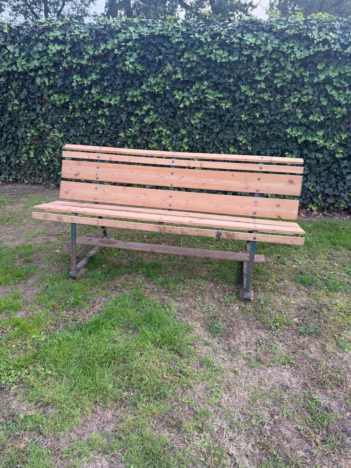 Houten Tuinbank, Tuin en Terras, Ophalen, Gebruikt, Hout