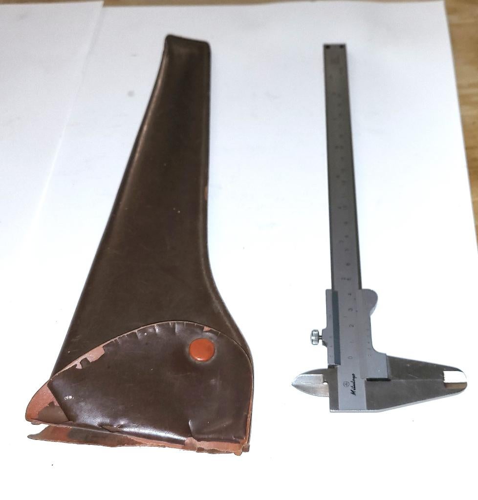 MITUTOYO Schuifmaat 200 MM met Hoes, Ophalen of Verzenden, Gebruikt, Overige meters