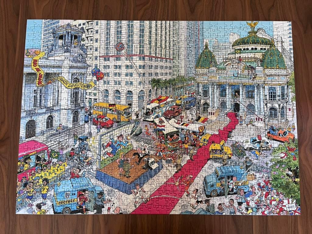 Ravensburger puzzle 1000 st. Rio de Janeiro, Ophalen of Verzenden, 500 t/m 1500 stukjes, Zo goed als nieuw
