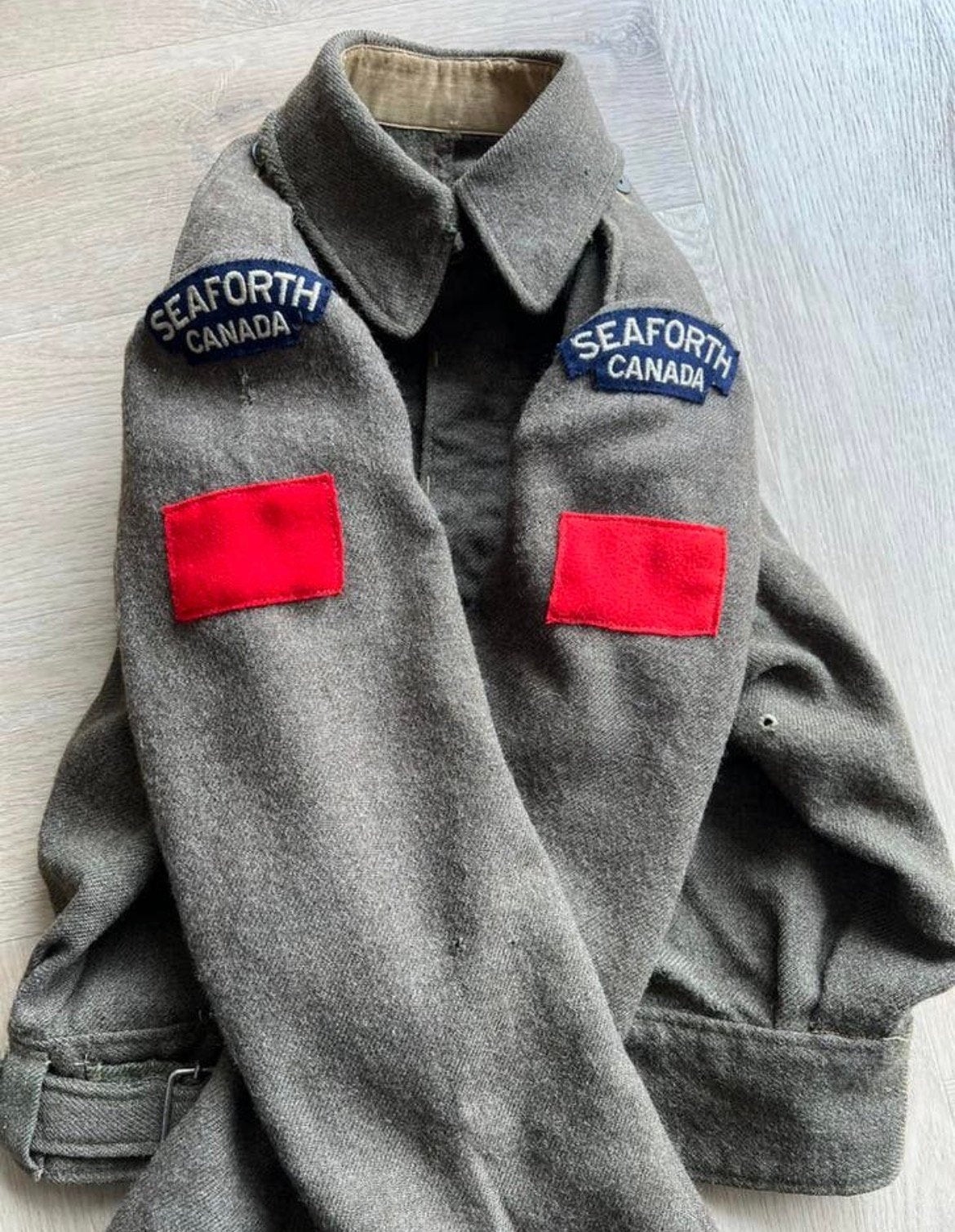 Battle dress Seaforth Highlanders 1943, Verzamelen, Militaria | Tweede Wereldoorlog, Landmacht, Kleding of Schoenen, Engeland