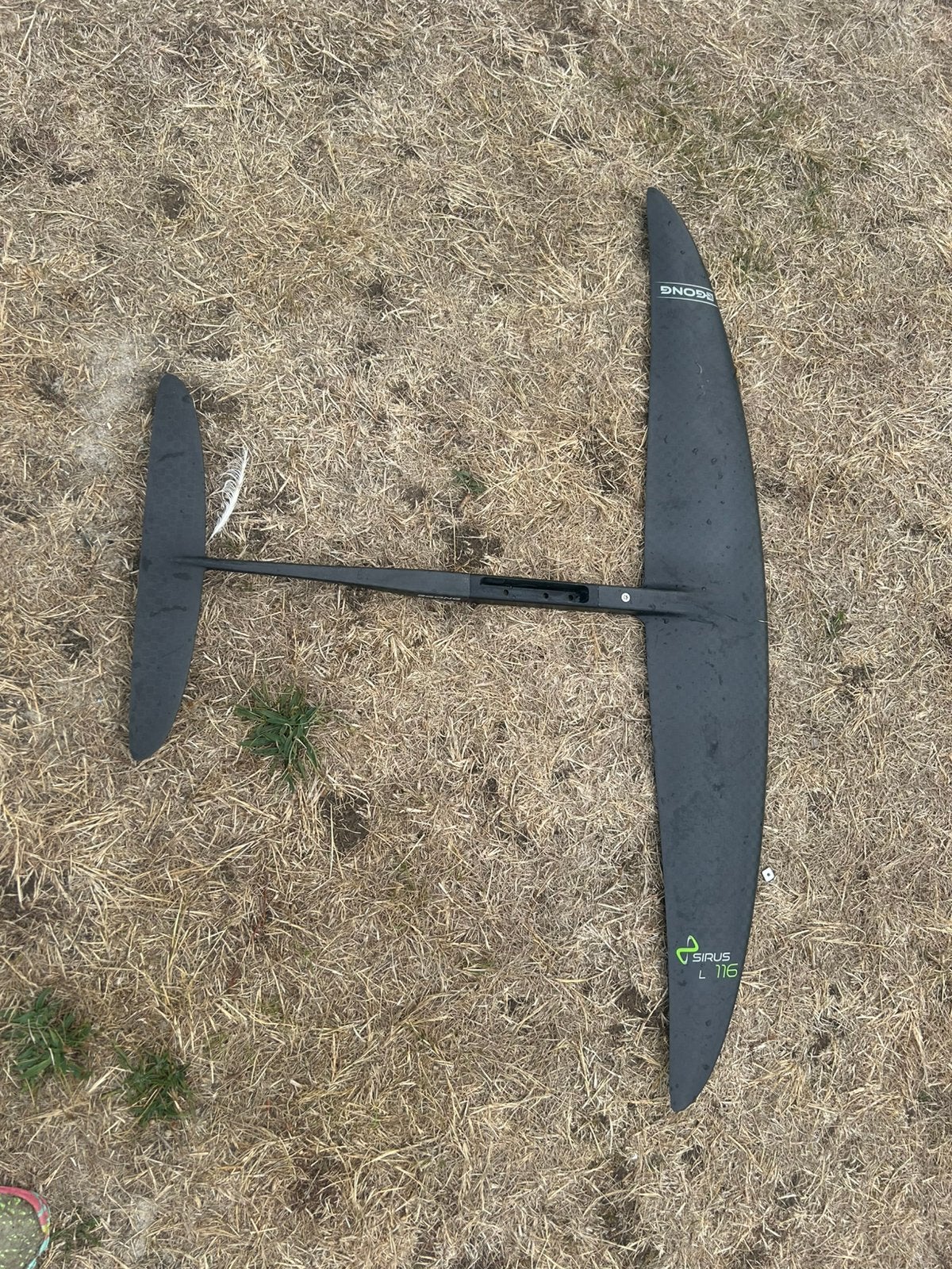 Gong sirus L carbon set met fuselage en stab., Watersport en Boten, Wingsurfen, Ophalen of Verzenden, Zo goed als nieuw, Wingsurf-hydrofoil
