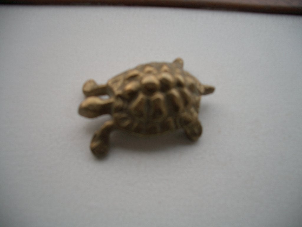 brons antiek koper schildpad dier sfeer verzamelen decoratie, Ophalen of Verzenden, Brons