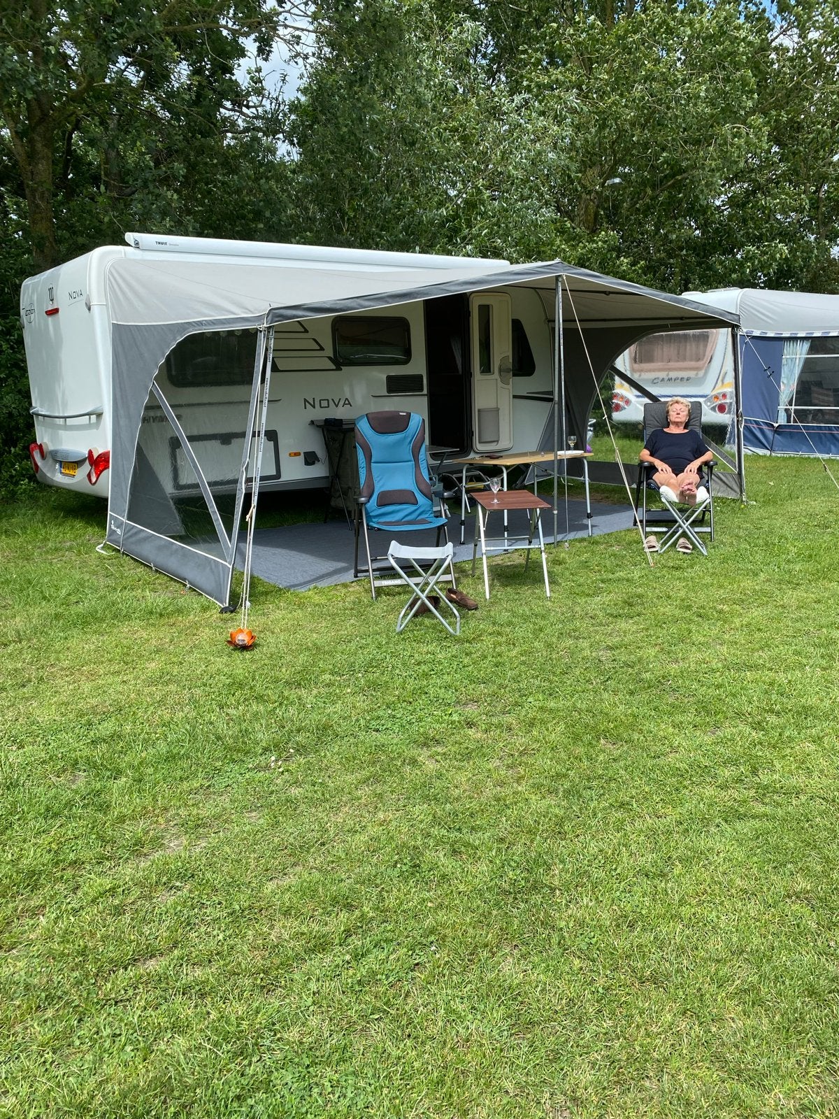 Isabella Luifel met Zijwanden - Omloop 975, Glasfiber Frame, Caravans en Kamperen, Ophalen, Zo goed als nieuw, Isabella
