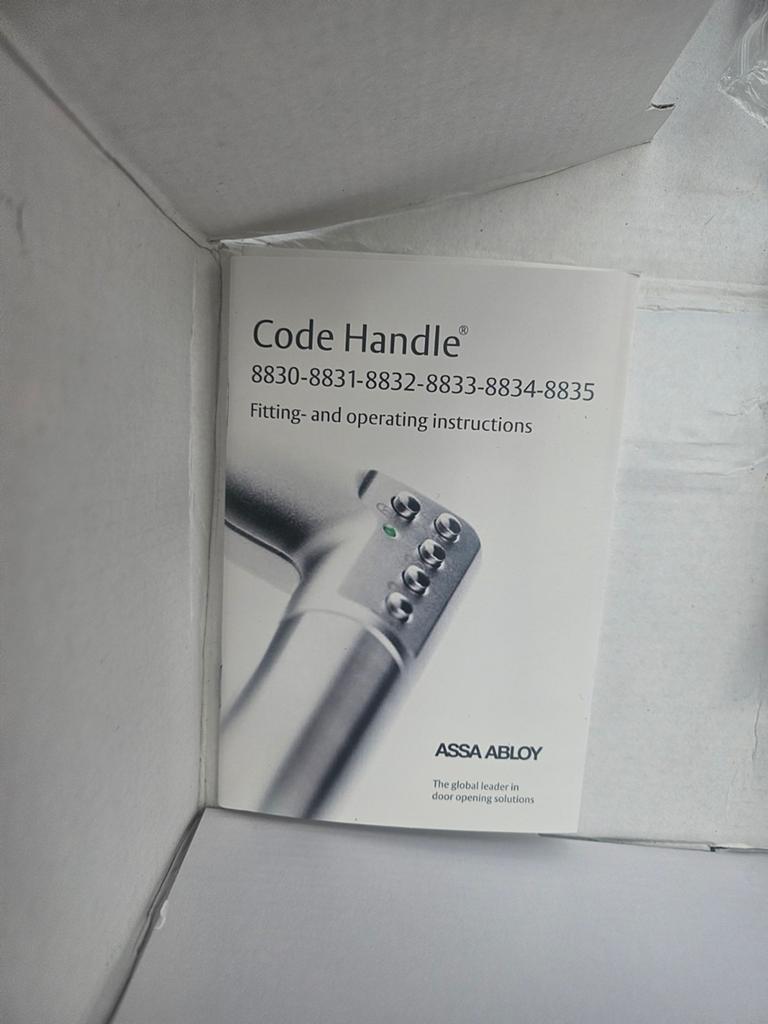 ASSA ABLOY Code Handle 8832 - Codekruk voor deuren, Ophalen of Verzenden, Nieuw, Rvs, Klink of Kruk