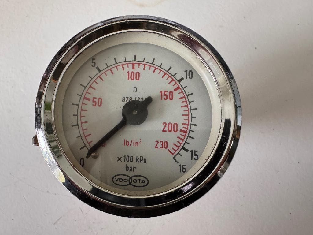 drukmeter / manometer / VDO, Ophalen of Verzenden, Zo goed als nieuw, Druk