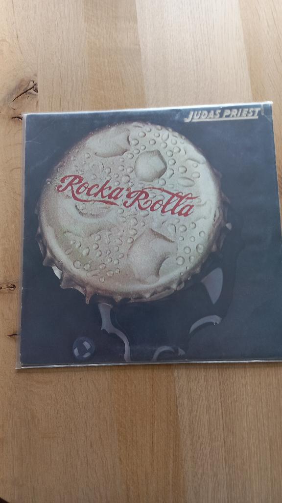 judas priest        rocka rolla, Gebruikt, 1970 - 1979, 12 inch, Inclusief binnenhoes