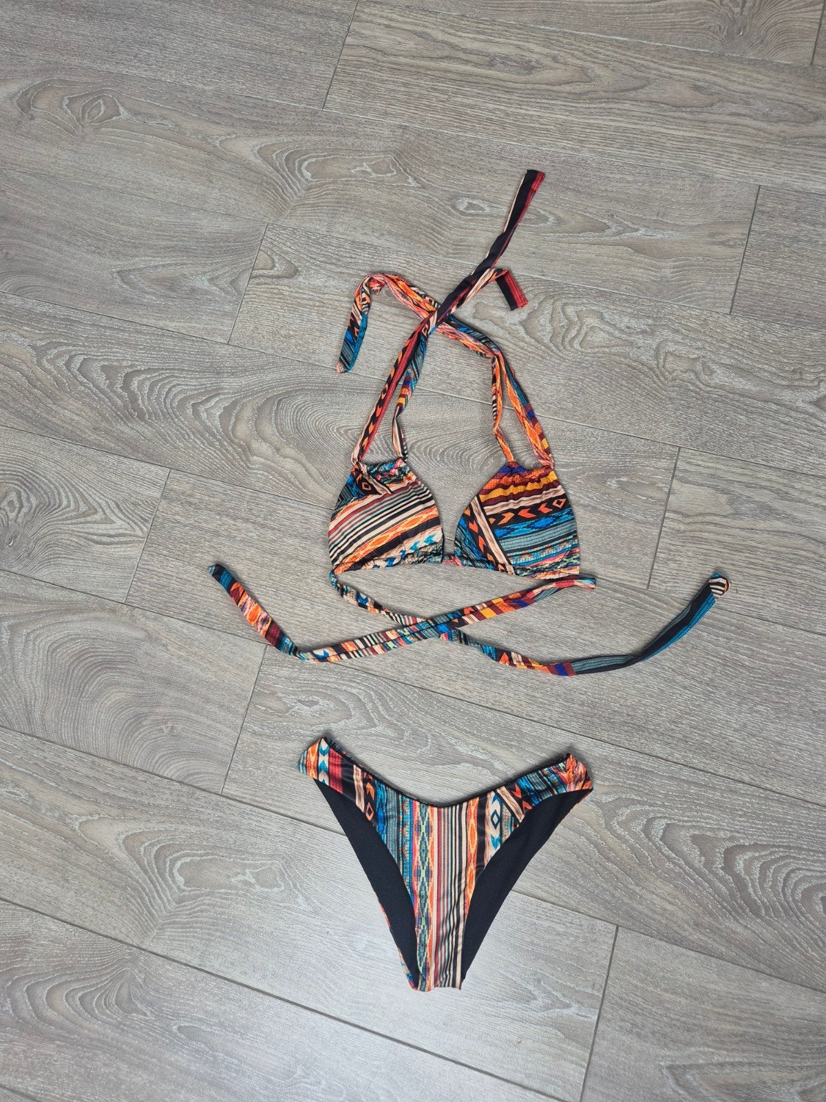 mooie bikini. 36/38, Zo goed als nieuw, Bikini, Garconne, Meerkleurig