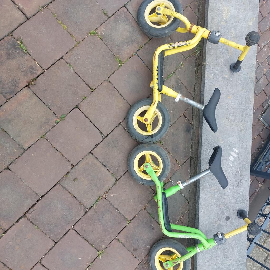 Puky loopfiets. Groen, geel., Ophalen, Gebruikt, Puky