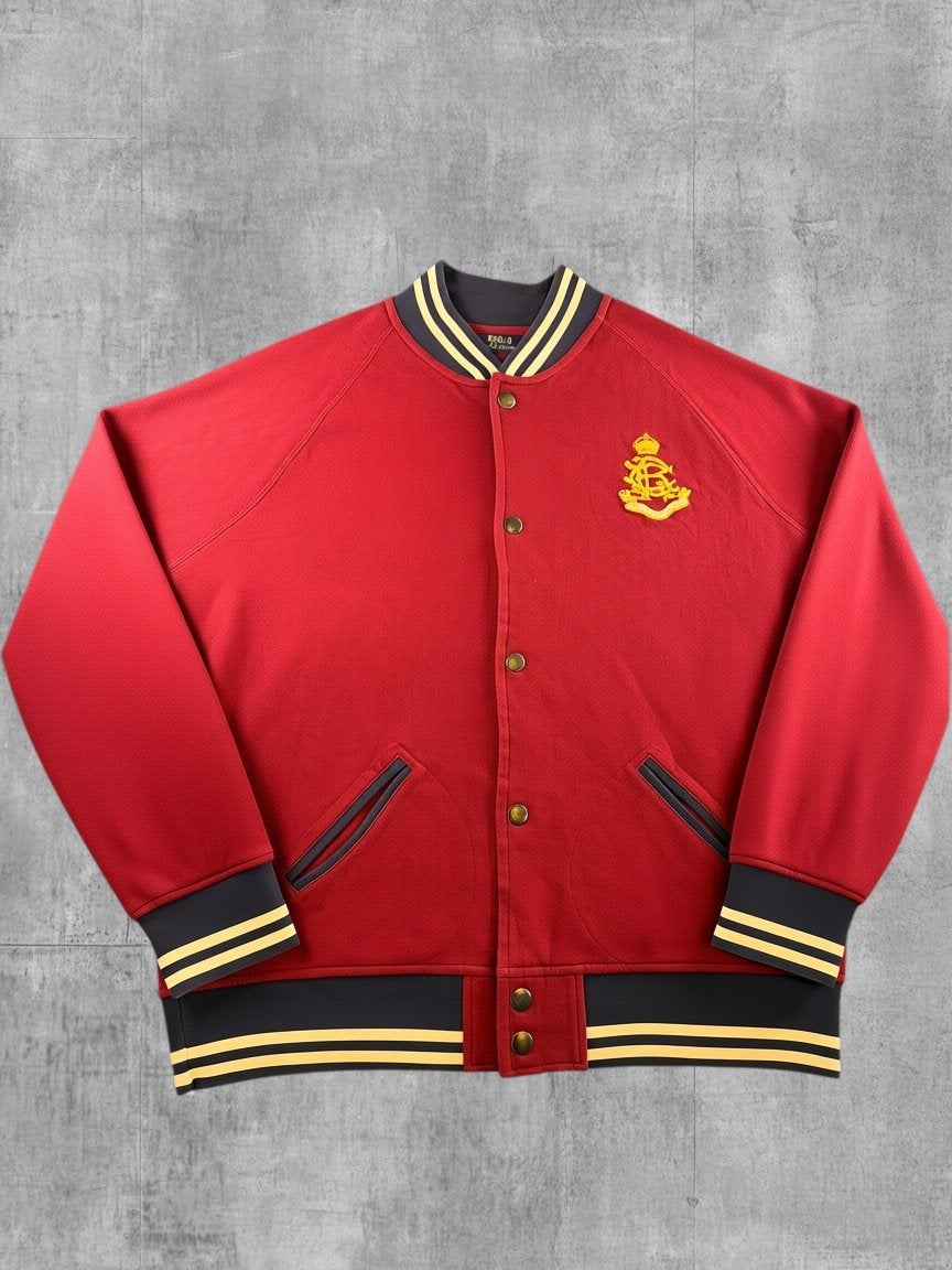 Polo Ralph Lauren baseball jack rood heren maat XXL, Kleding | Heren, Verzenden, Zo goed als nieuw, Overige maten, Rood