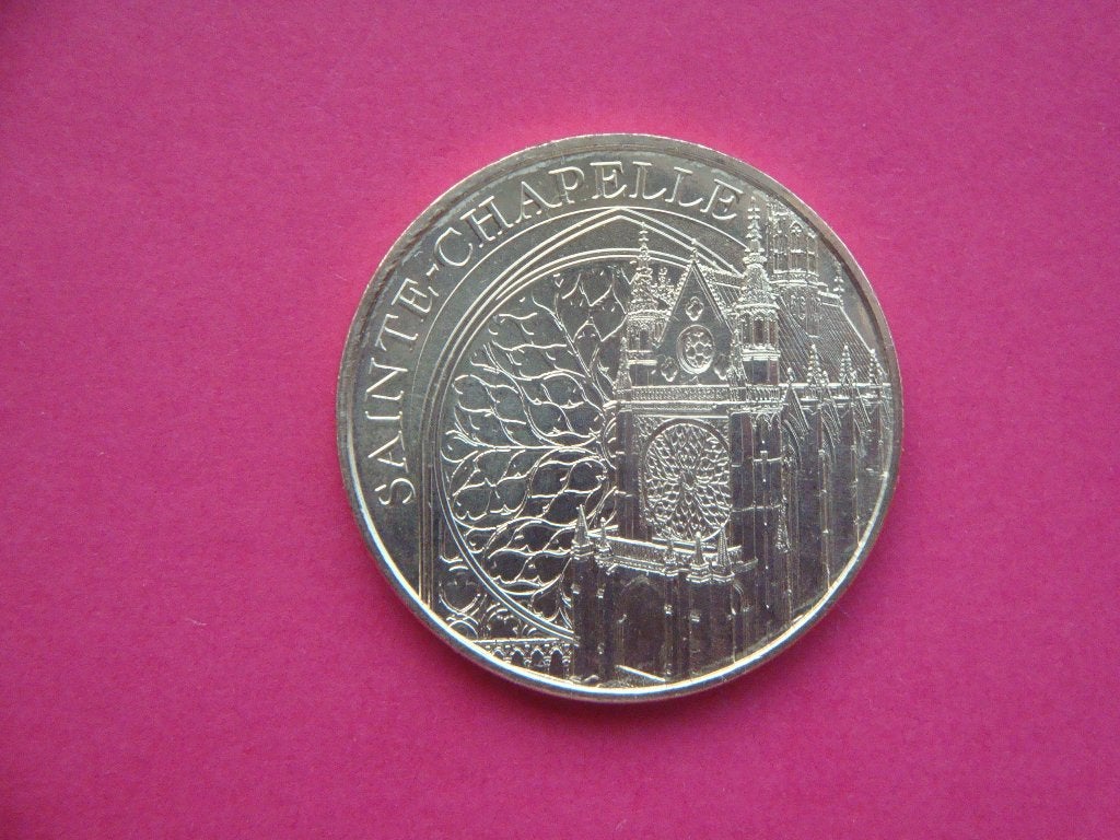 Penning UNC Saint Chapelle Parijs Frankrijk.  Exclusief., Verzenden, Buitenland, Munten