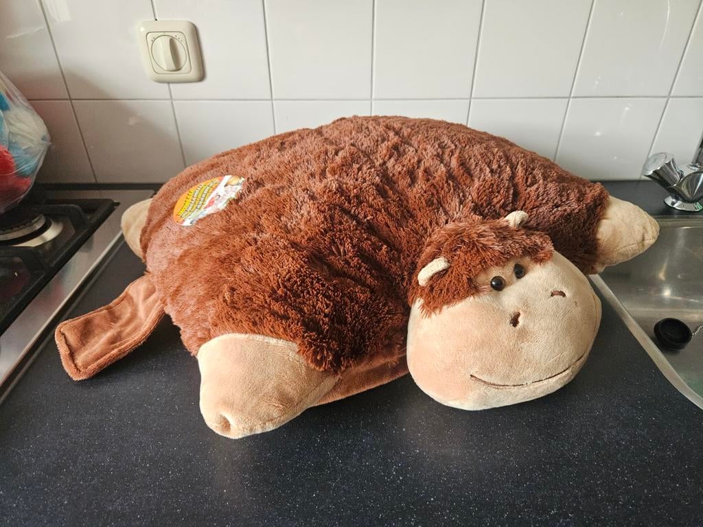 Nieuw Knuffelkussen van Swizzels - Aap, Ophalen, Overige merken, Nieuw, Middelgroot (20 tot 80 cm)