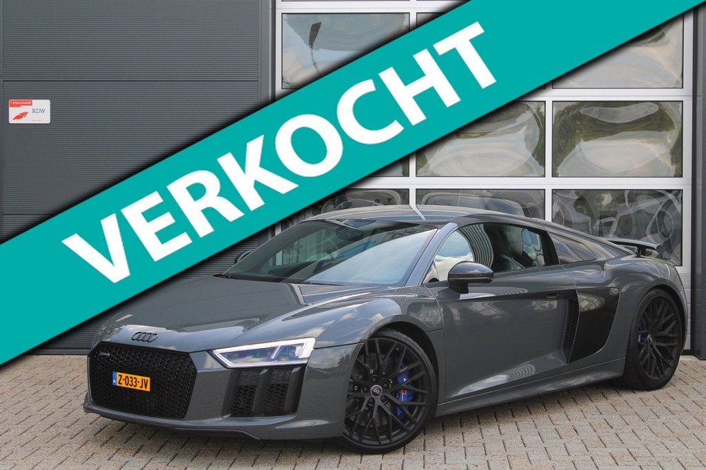 Audi R8 5.2 V10 FSI Quattro Plus 610pk | Audi Exclusive | PP, Auto's, Audi, Bedrijf, Te koop, R8, 4x4, ABS, Achteruitrijcamera