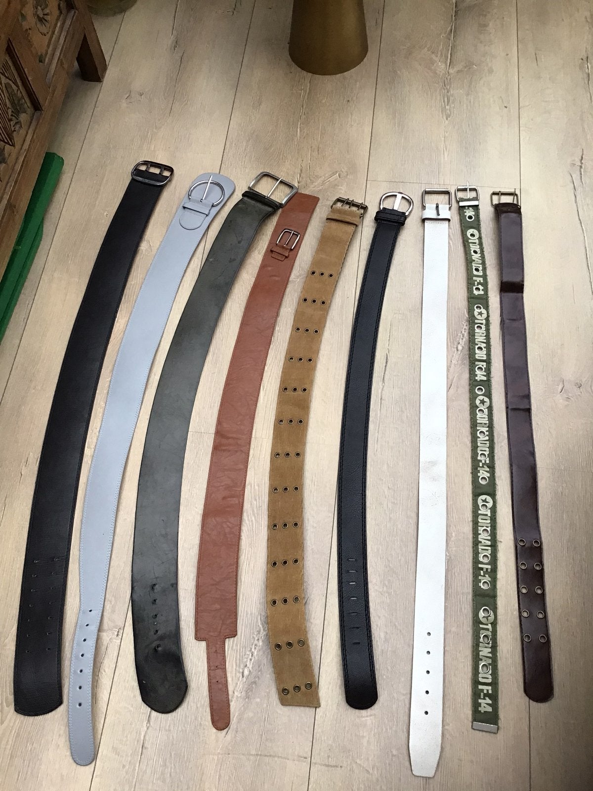 9 dames riemen, Ophalen of Verzenden, Zo goed als nieuw, Overige kleuren, 90 tot 100 cm