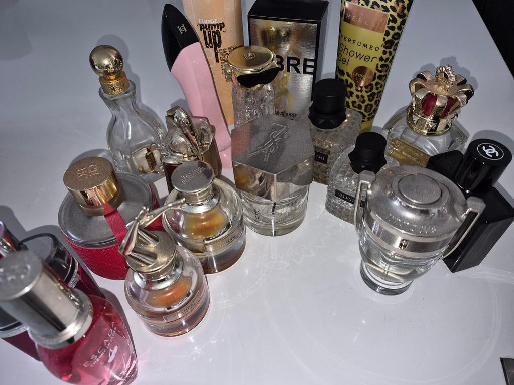 Verschillende soorten parfum en eau de toilette, Ophalen