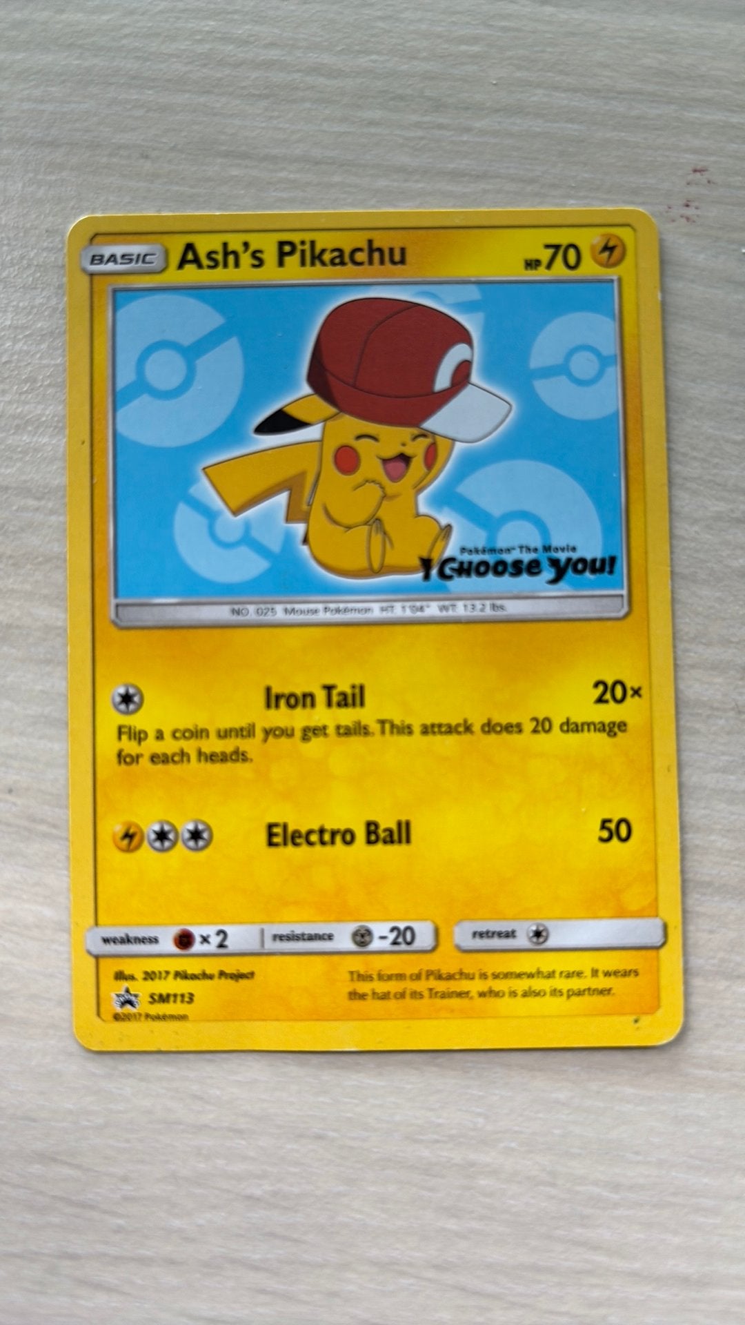 Ash’s Pikachu promo, Hobby en Vrije tijd, Verzamelkaartspellen | Pokémon, Ophalen, Zo goed als nieuw
