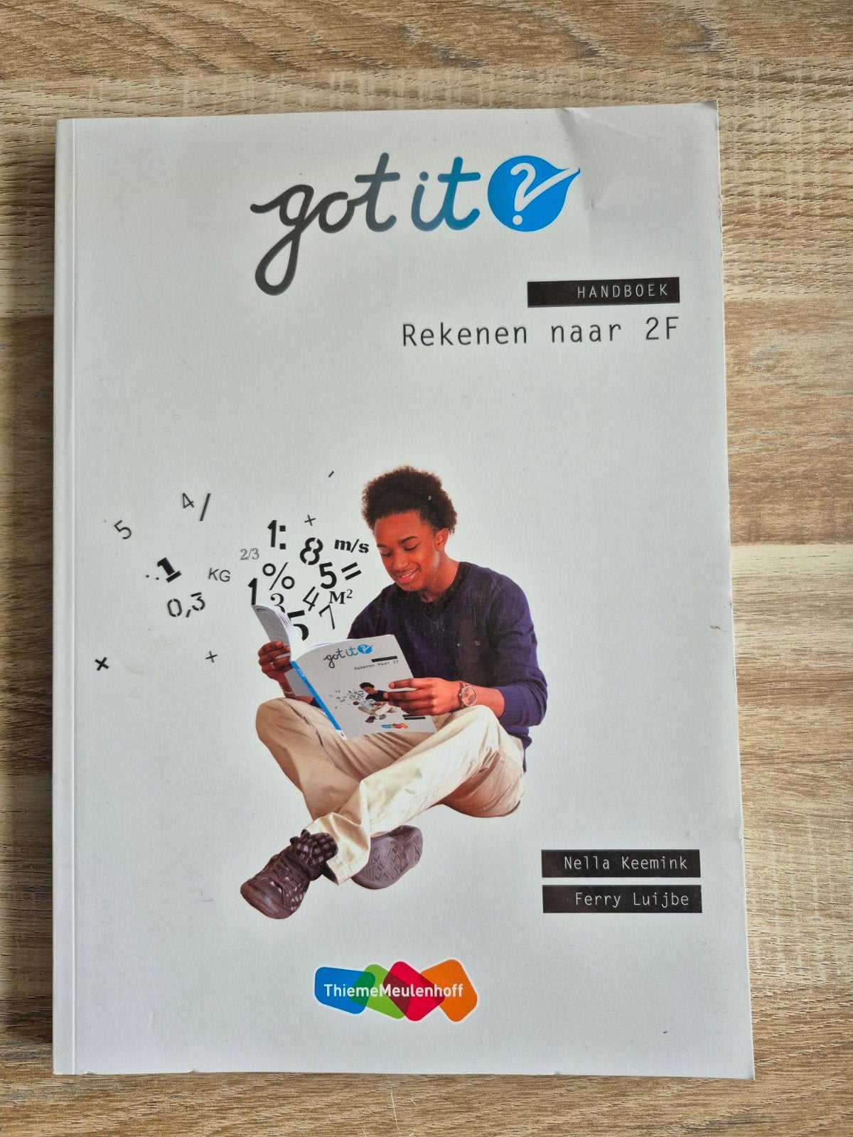 Got it? Handboek Rekenen naar 2F - Nella Keemink, Ophalen, Nieuw, MBO, Nella Keemink, Ferry Luijbe