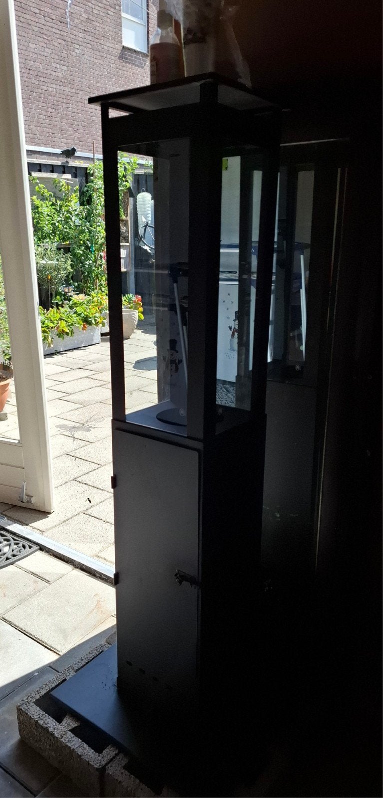 terras heater, slechts 1x gebruikt! fancy  flames, Ophalen, Zo goed als nieuw