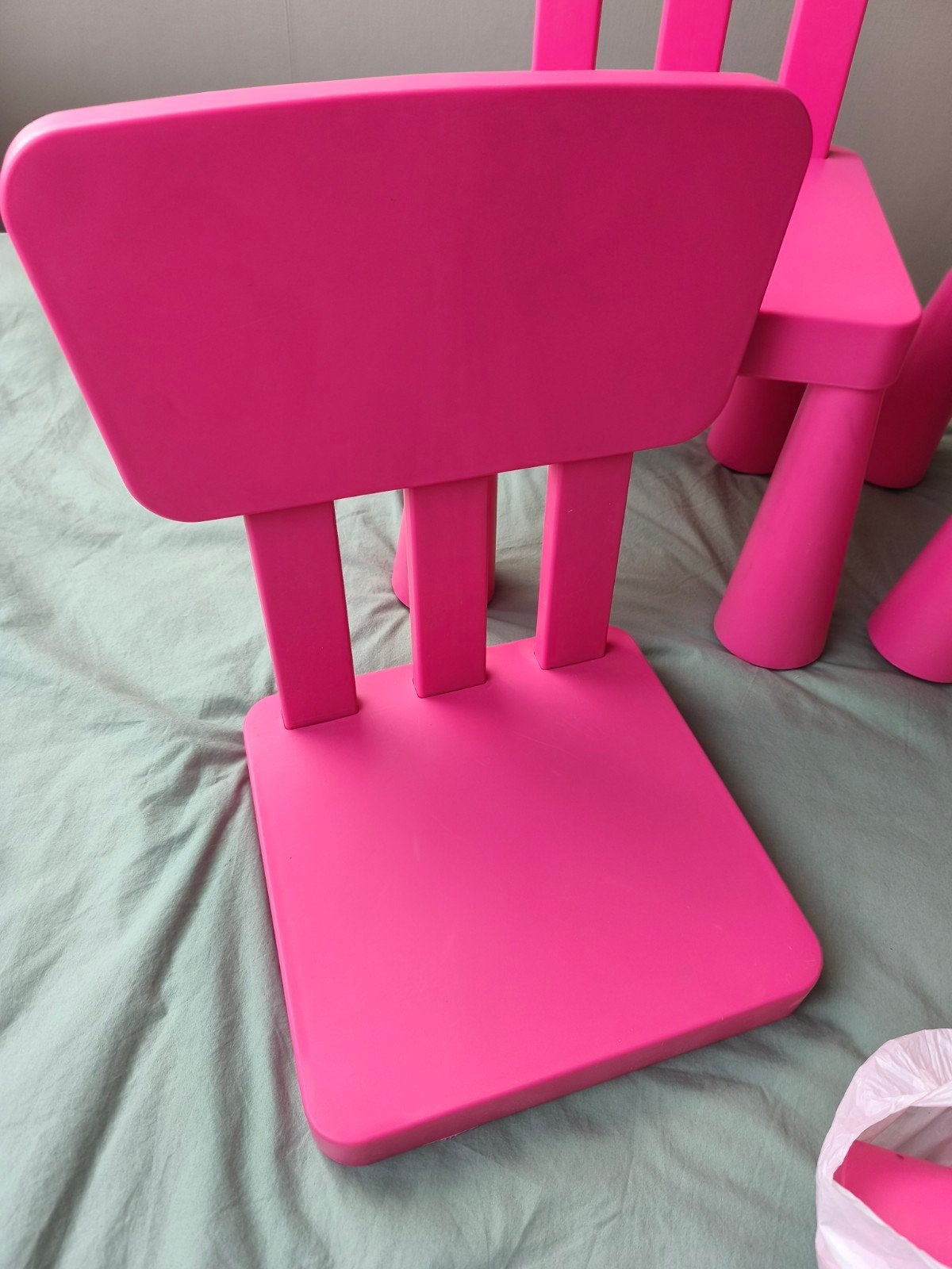 4 ikea mammut kinderstoelen fuchsia, Ophalen, Gebruikt, Stoel(en)