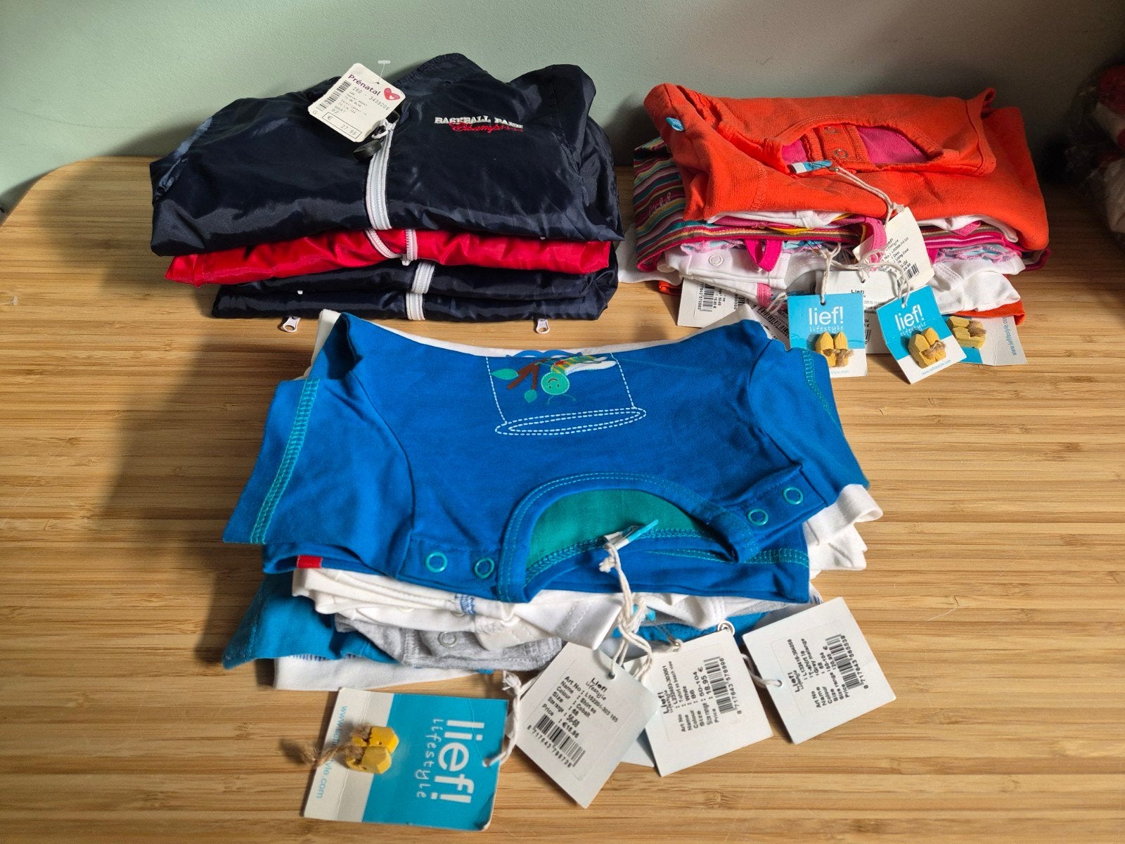 partij nieuwe babykleding - Diverse maten, Kinderen en Baby's, Ophalen of Verzenden, Nieuw, Prénatal, Lief!, Jongetje of Meisje