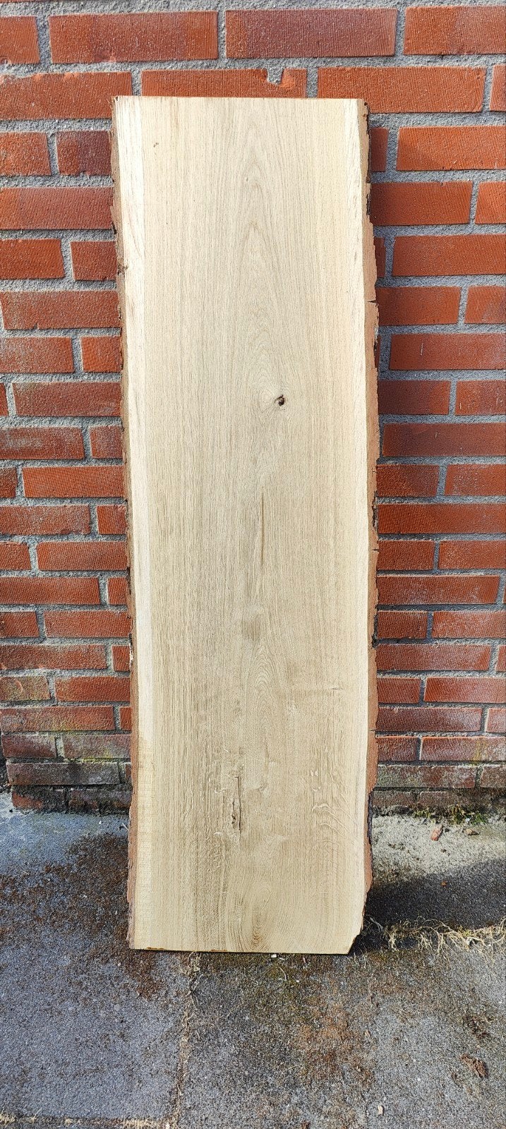 Eikenhouten plank, 120x32x3 cm, eenzijdig gelakt, Doe-het-zelf en Verbouw, Hout en Planken, Ophalen, 25 tot 50 mm, Eiken, Zo goed als nieuw