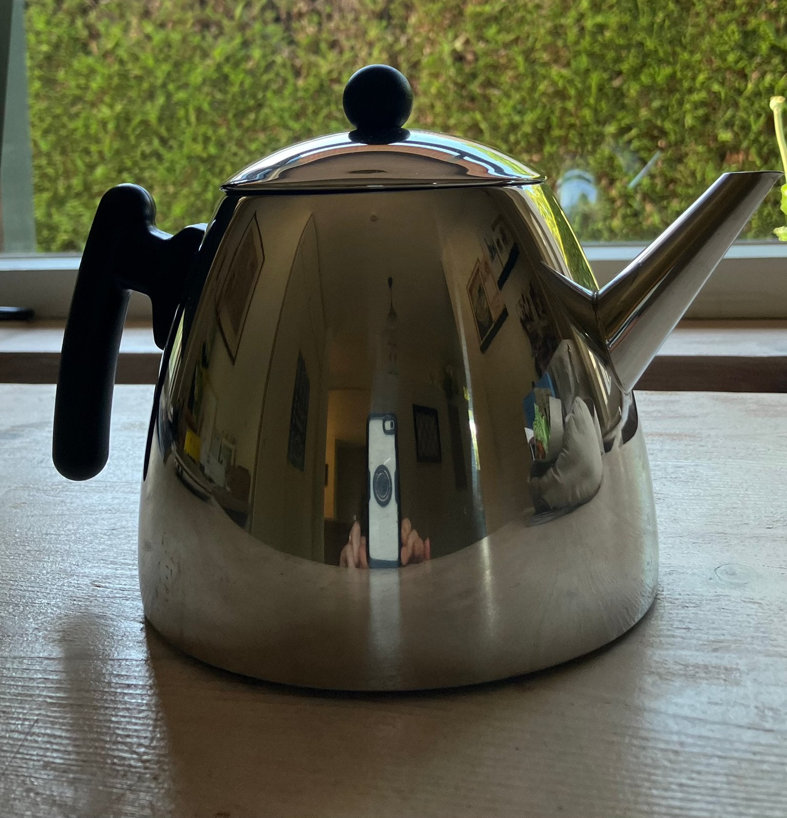 Theepot dubbelwandig Bredemeijer Classic Duet 1,2L, Ophalen of Verzenden, Zo goed als nieuw, Overige materialen, Pot, Bus of Blik