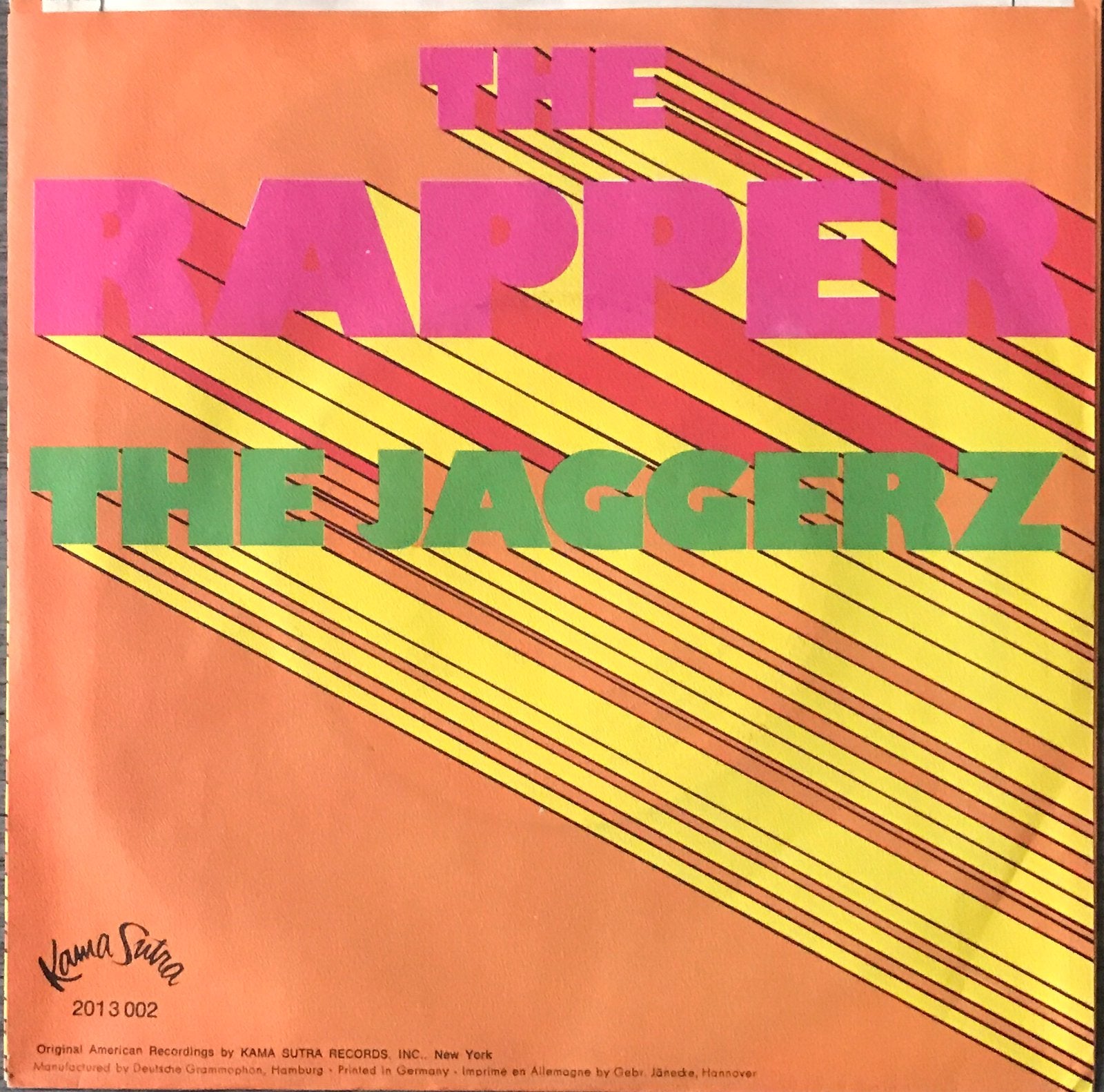 Foto 2 van The JAGGERZ - The Rapper (‘70) ALS NIEUW (NL-Tip/USop2)