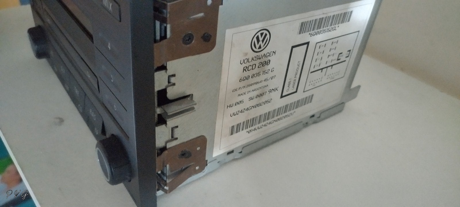 radio volkswagen rcd200 met code, Ophalen