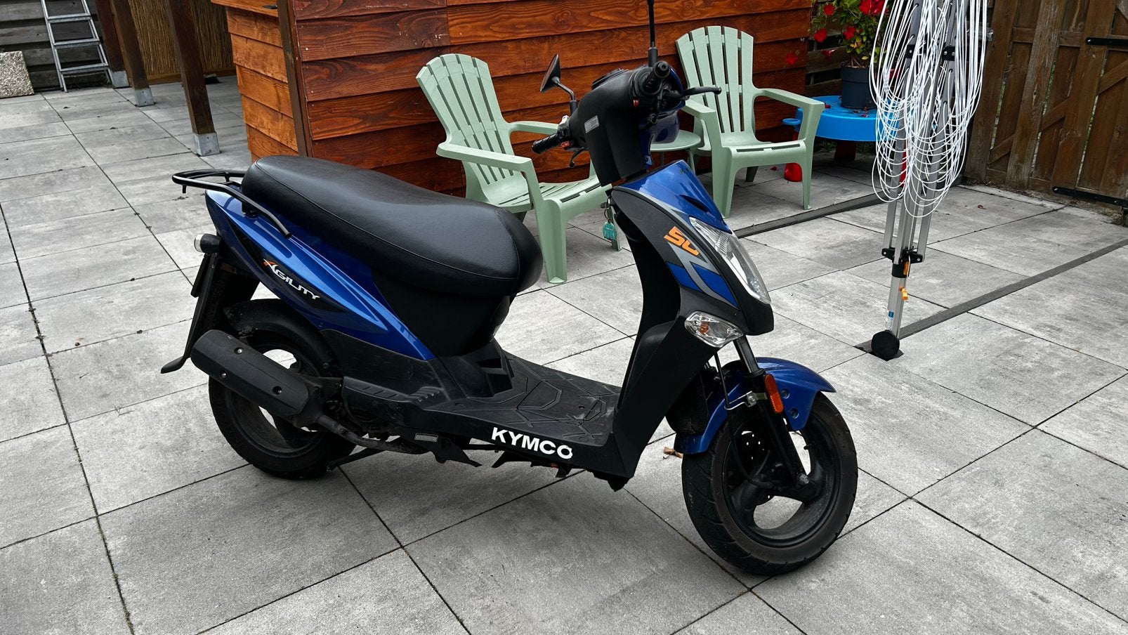 Kymco Agility geel kenteken – rijdt goed – €450