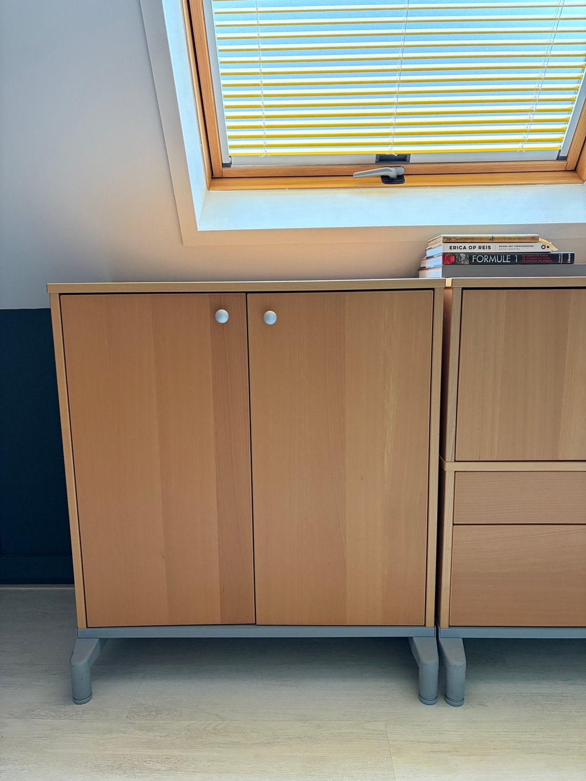 Archiefkast incl. 2 verstelbare planken B85 x D42,5 x H 95, Huis en Inrichting, Ophalen, Gebruikt, Meerdere deuren, 50 tot 100 cm
