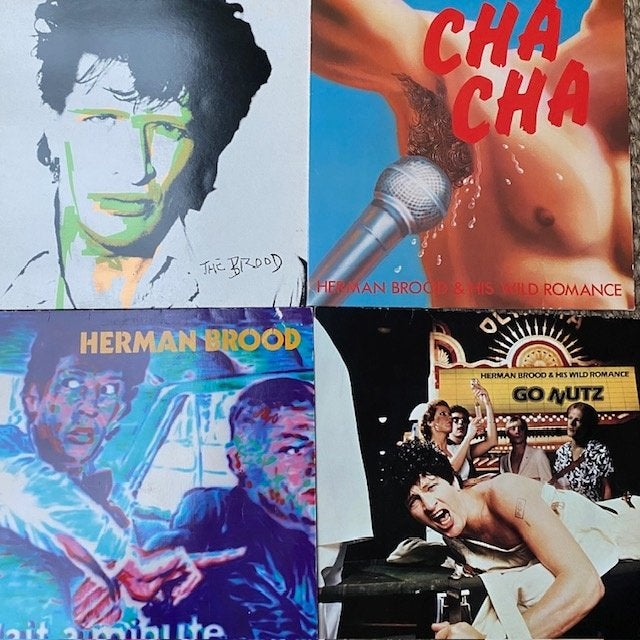 4 lp's Herman Brood, Cd's en Dvd's, Vinyl | Overige Vinyl, Ophalen of Verzenden, 1980 - 1989, Gebruikt, 12 inch