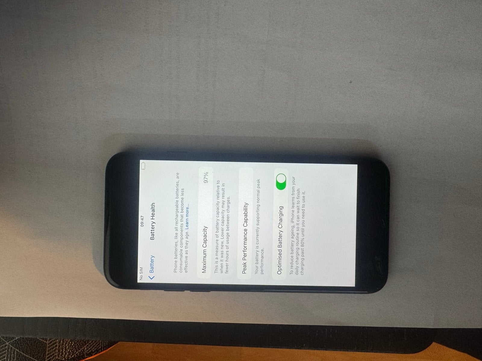 iPhone 7 128 GB - 97% Batterijcapaciteit, Telecommunicatie, Mobiele telefoons | Apple iPhone, 97 %, Verzenden, Zwart, Zonder simlock
