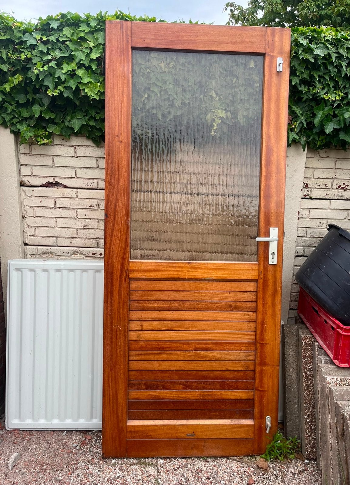 Houten buiten deur, Ophalen, Gebruikt, Binnendeur, 200 tot 215 cm