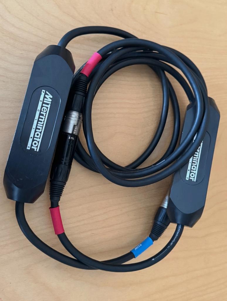 MIT TERMINATOR XLR 1.5 Meter, Audio, Tv en Foto, Ophalen of Verzenden, Minder dan 2 meter, Interlink-kabel