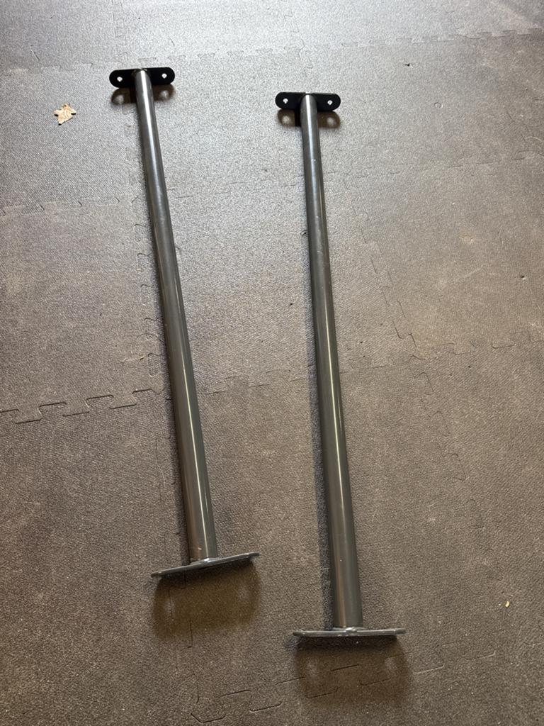 Set van 2 metalen poten/steunen - 90 cm voor rekstok, Ophalen of Verzenden, Nieuw